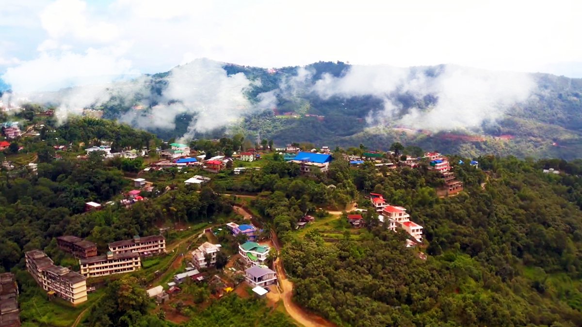 Peaceful morning mist over Lansdowne town surrounded by oak and pine forests – Best Places to Visit in Lansdowne
