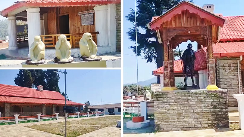 Anashakti Ashram in Kausani Uttarakhand where Mahatma Gandhi stayed and named it the Switzerland of India, Kausani Uttarakhand Travel Guide