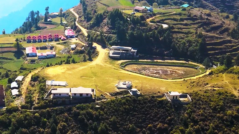 Tranquil Ram Tal Garden in Chakrata with small pond, walking trails, and birdwatching opportunities for nature enthusiasts.