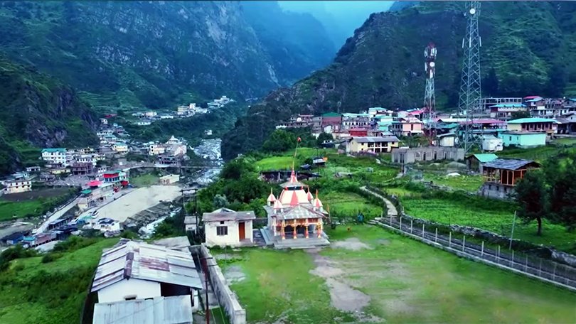 Kharsali Village, winter seat of Yamunotri Dham, where idol of Goddess Yamuna is worshipped during temple closure in 2026