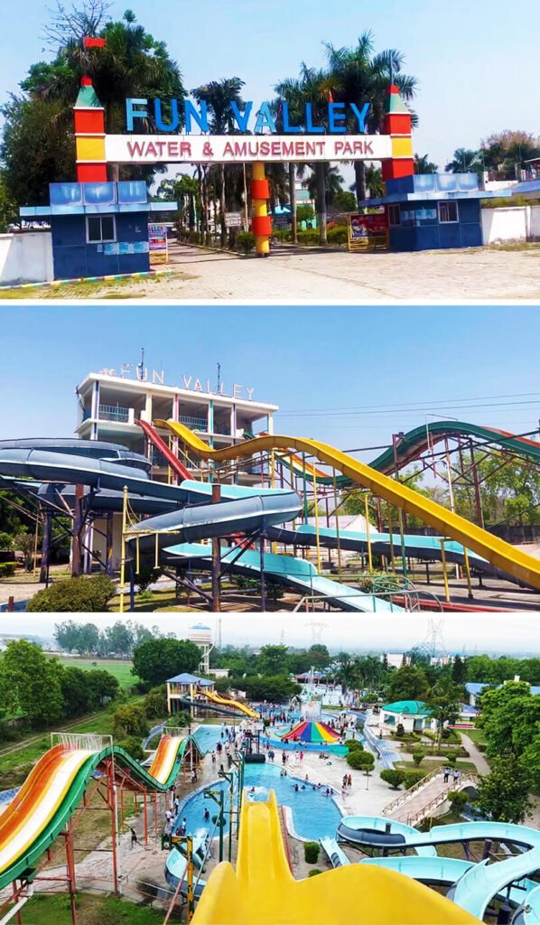 Fun Valley Water Park near Haridwar with exciting water slides, pools, and family-friendly adventure activities