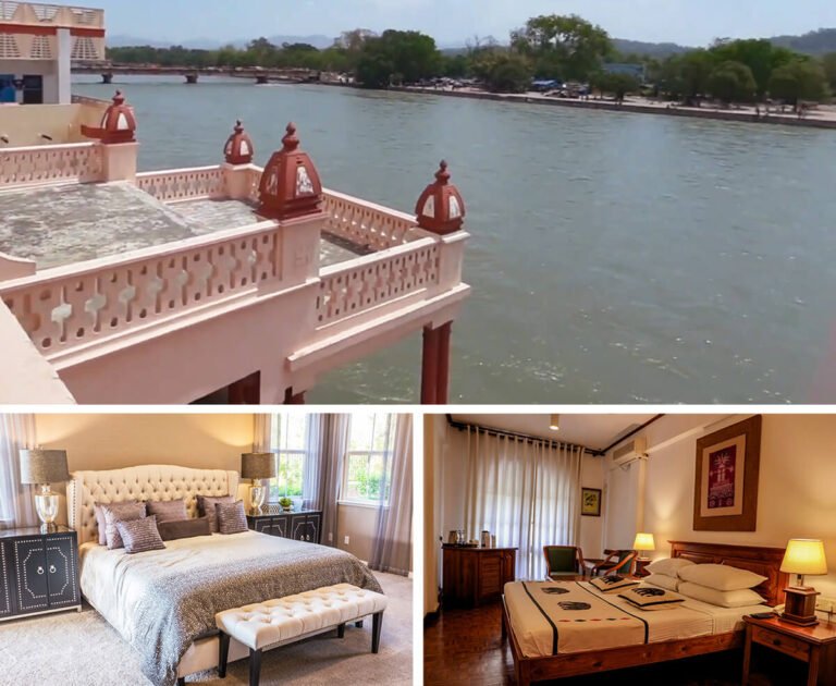 Revir side location and comfortable hotel room interior representing luxury and comfort in best hotels in Haridwar